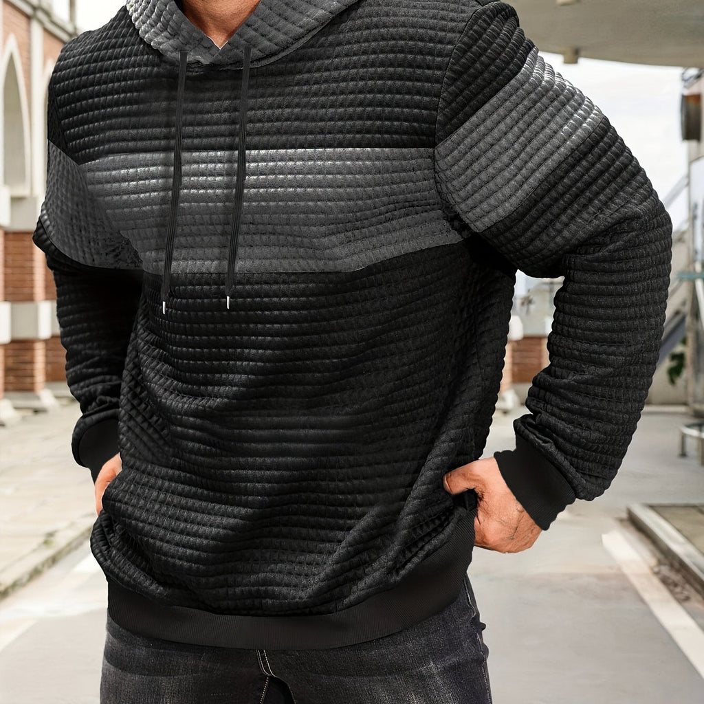 Gerald | Modern Waffle Panel Hoodie