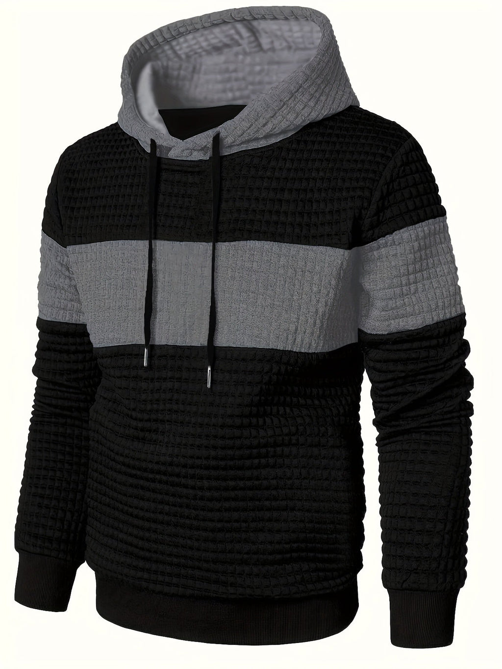 Gerald | Modern Waffle Panel Hoodie