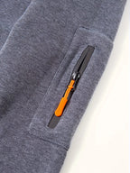 Walter | Modern Heathered Zip Hoodie