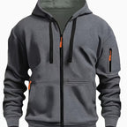 Walter | Modern Heathered Zip Hoodie