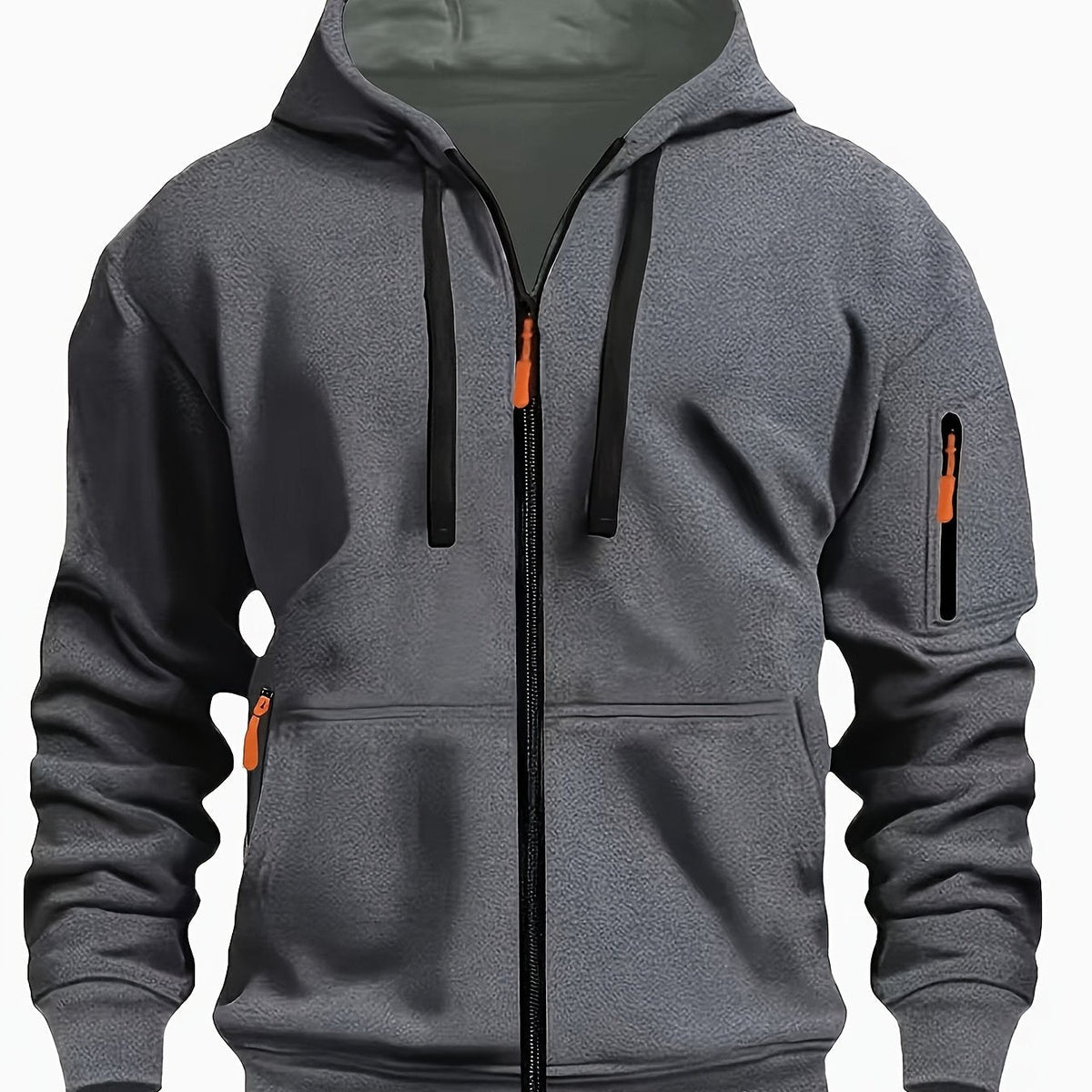 Walter | Modern Heathered Zip Hoodie