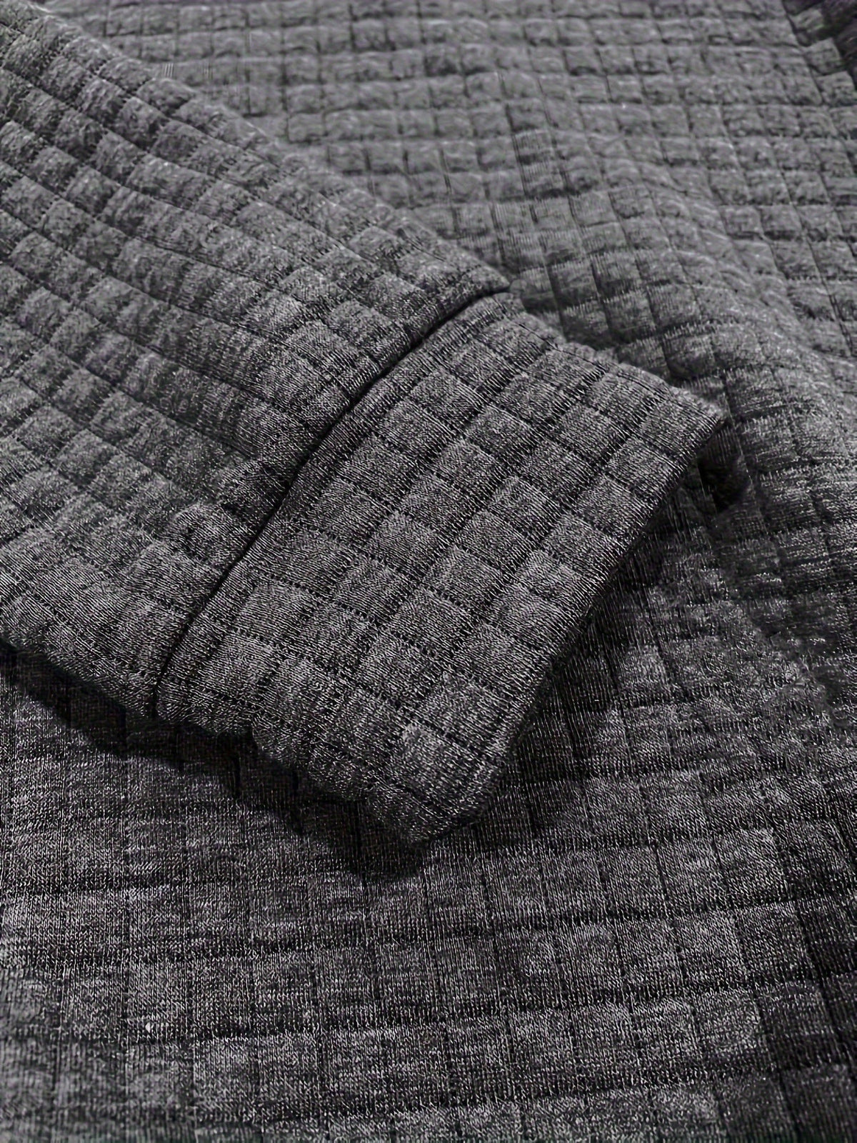 Harold | Modern Grid Elbow-Patch Hoodie