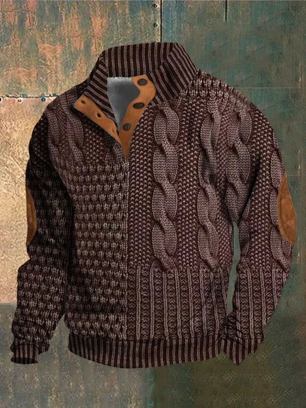 Walter | Rugged Knit Quarter-Zip Sweater