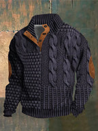 Walter | Rugged Knit Quarter-Zip Sweater