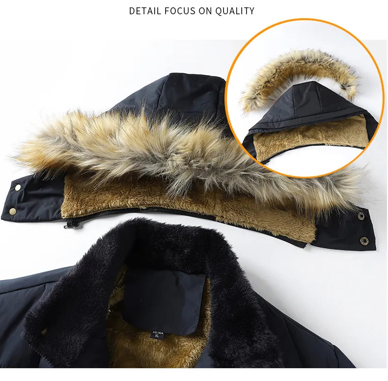 Andrew | Rugged Hooded Parka Jacket