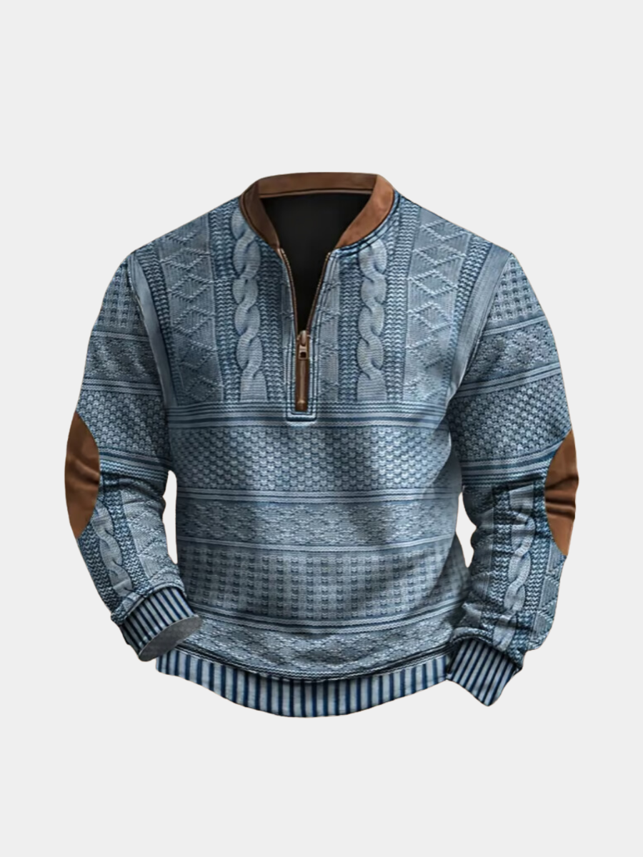 Anthony | Classic Knit Quarter-Zip Sweater
