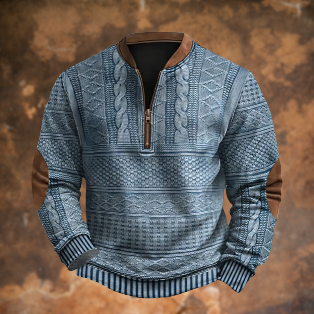 Anthony | Classic Knit Quarter-Zip Sweater