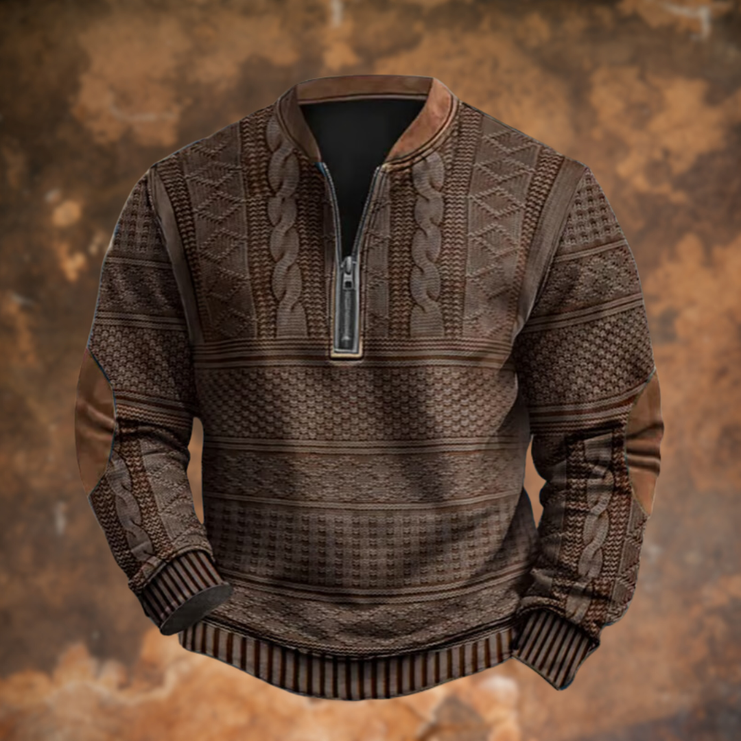Anthony | Classic Knit Quarter-Zip Sweater