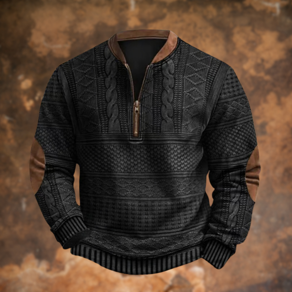 Anthony | Refined Knit Quarter-Zip Sweater