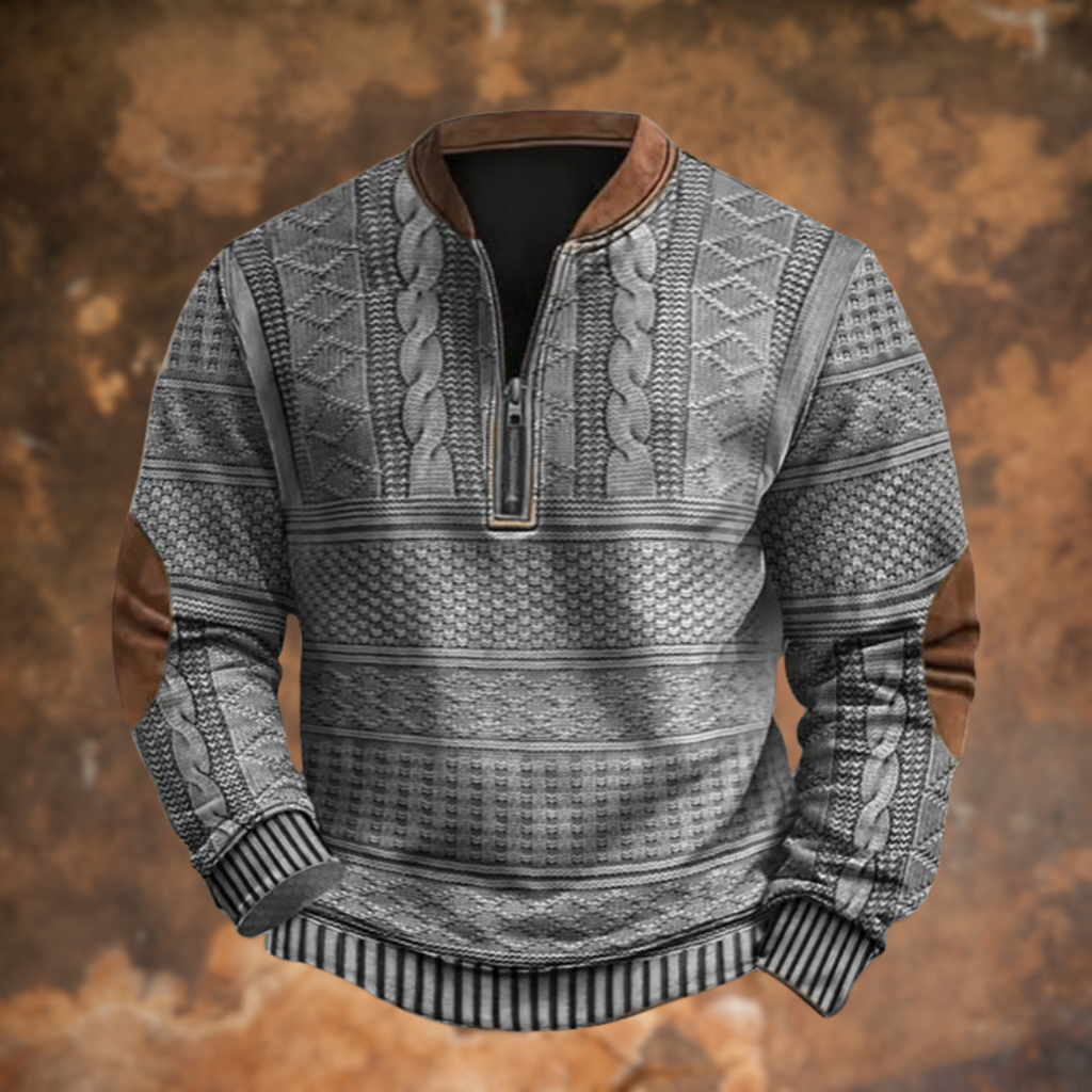Anthony | Refined Knit Quarter-Zip Sweater