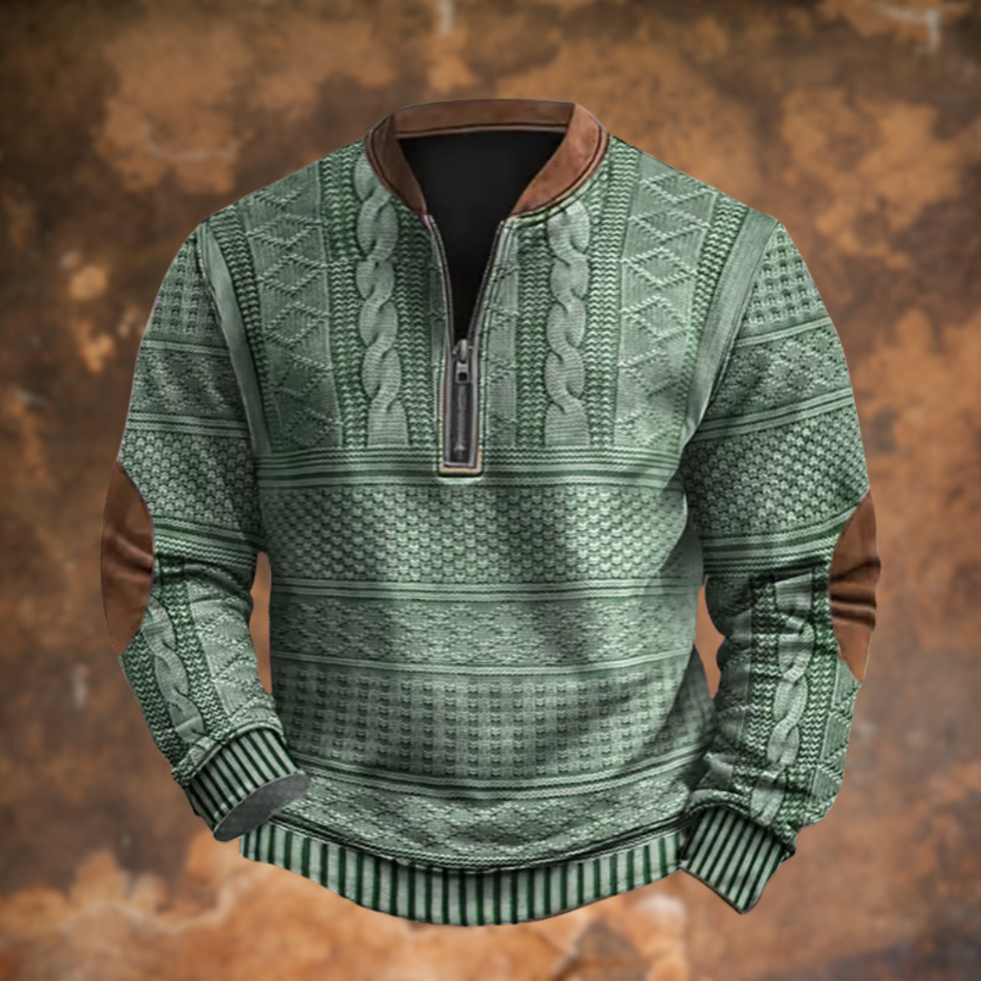 Anthony | Refined Knit Quarter-Zip Sweater