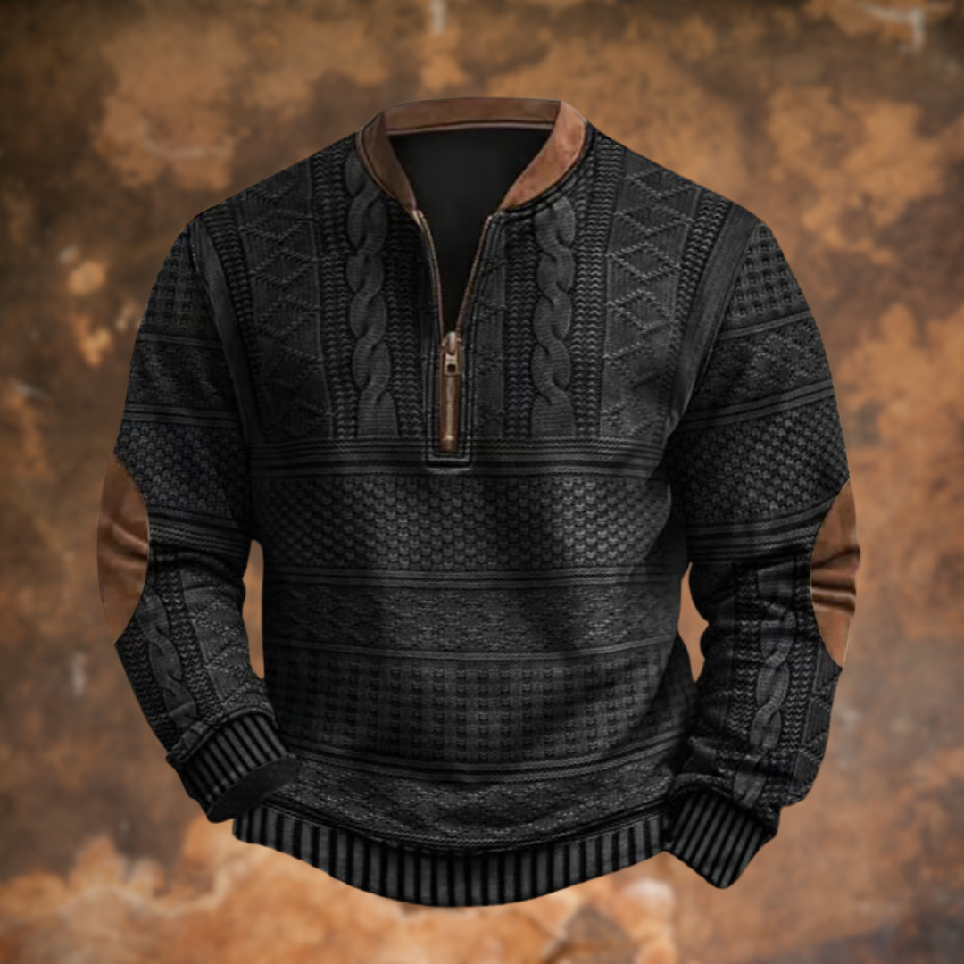 Douglas | Classic Knit Quarter-Zip Sweater