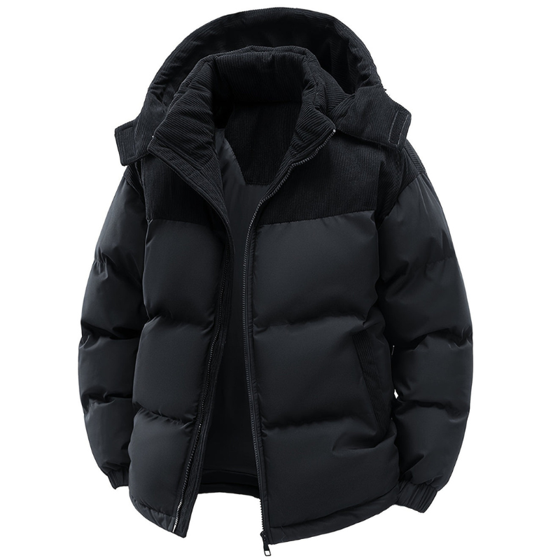Cole | Rugged Hooded Puffer Jacket