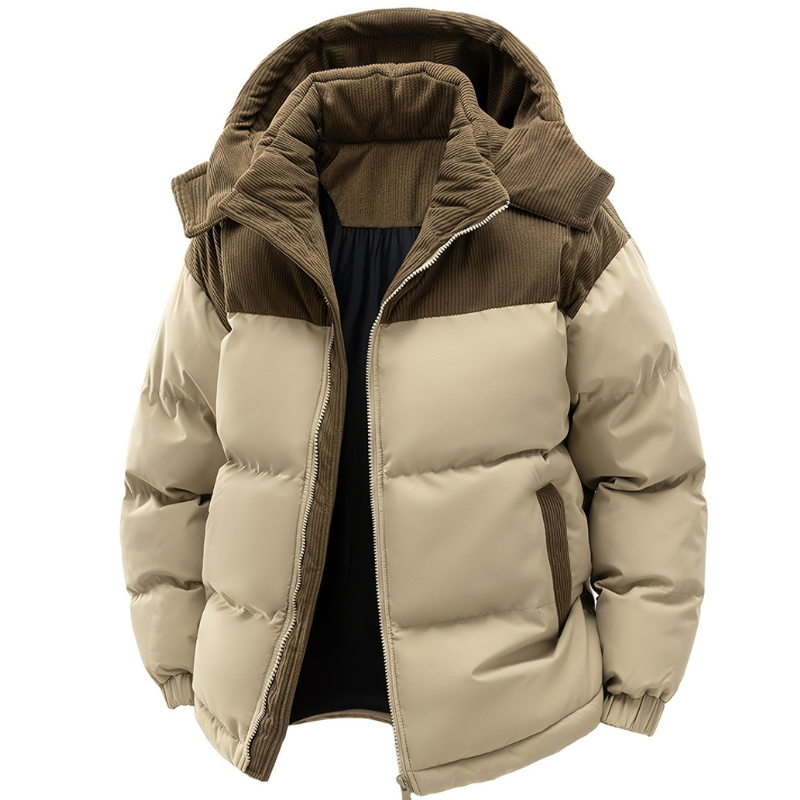 Cole | Rugged Hooded Puffer Jacket