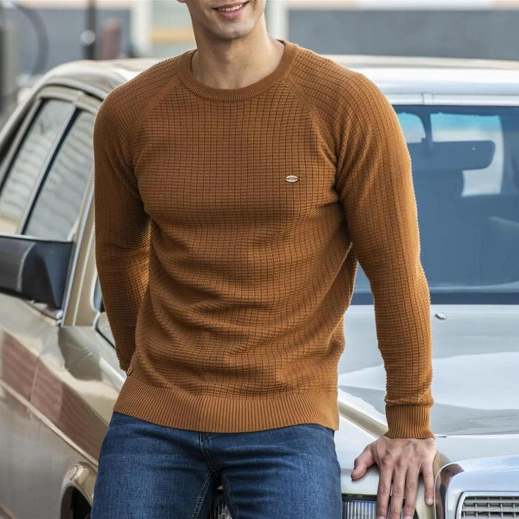 Edward | Classic Waffle Knit Sweater
