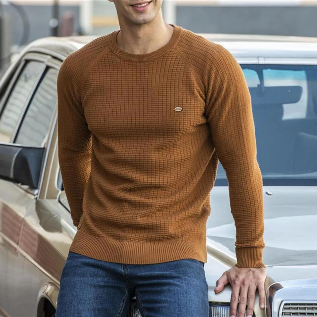 Edward | Classic Waffle Knit Sweater