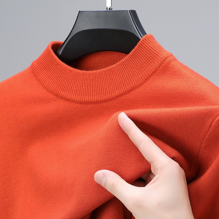 Edward | Classic Mock Neck Sweater