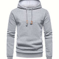 Dean | Modern Textured Grid Hoodie