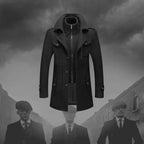 Daniel | Refined Layered-Collar Peacoat Jacket
