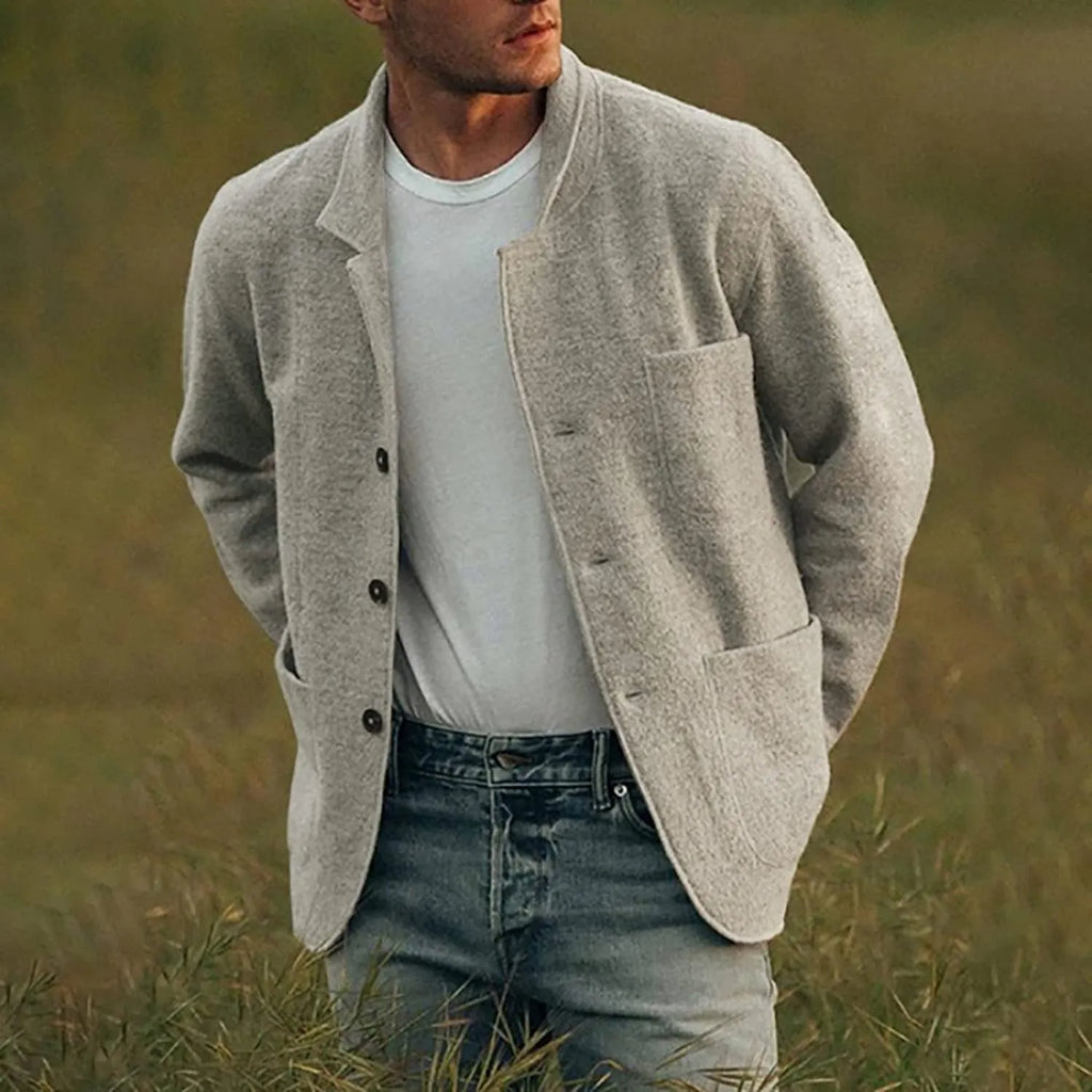 Daniel | Refined Wool Patch-Pocket Jacket
