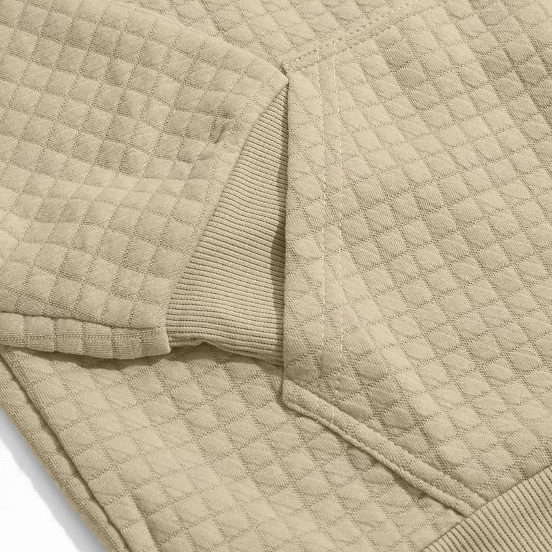 Bryce | Modern Textured Grid Hoodie