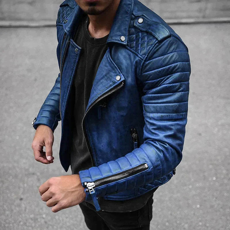Douglas | Rugged Leather Moto Jacket