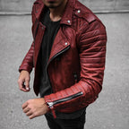 Douglas | Rugged Leather Moto Jacket