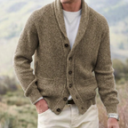 Raymond | Refined Collar Knit Cardigan