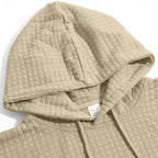 Bryce | Modern Textured Grid Hoodie