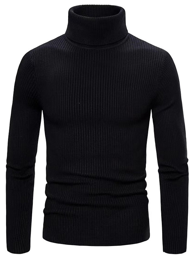 Henry | Refined Ribbed Turtleneck Sweater