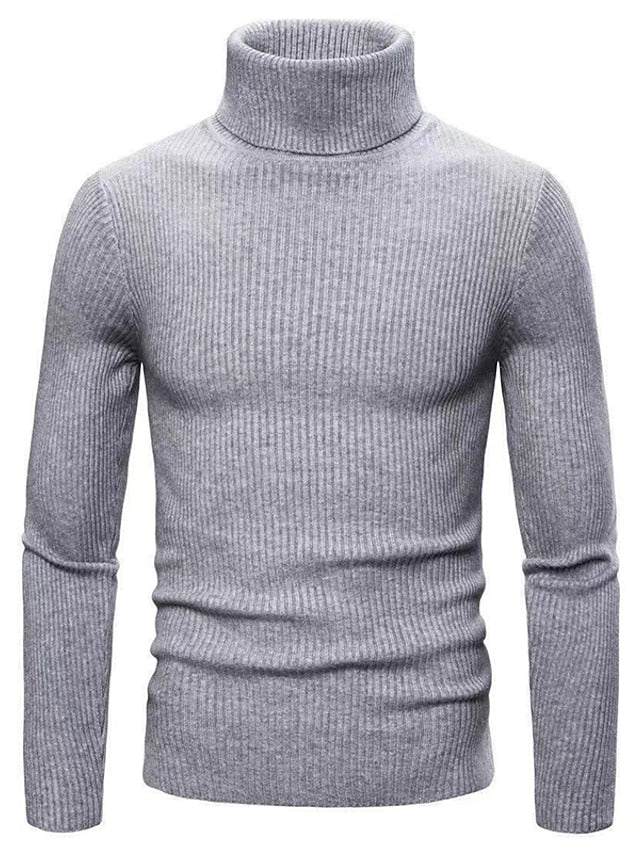 Henry | Refined Ribbed Turtleneck Sweater