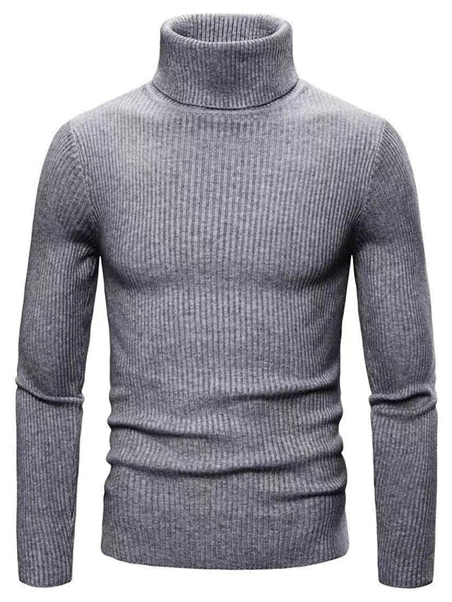 Henry | Refined Ribbed Turtleneck Sweater