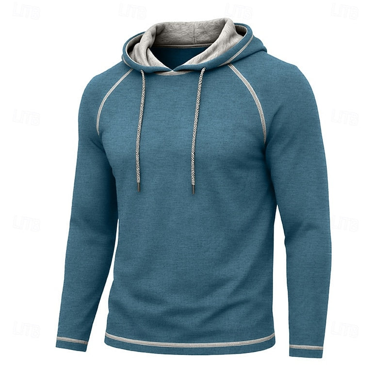 Nathaniel | Classic Raglan Contrast Hoodie