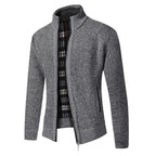Gerald | Classic Sherpa-Lined Knit Cardigan