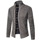 Gerald | Classic Sherpa-Lined Knit Cardigan