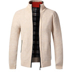 Gerald | Classic Sherpa-Lined Knit Cardigan