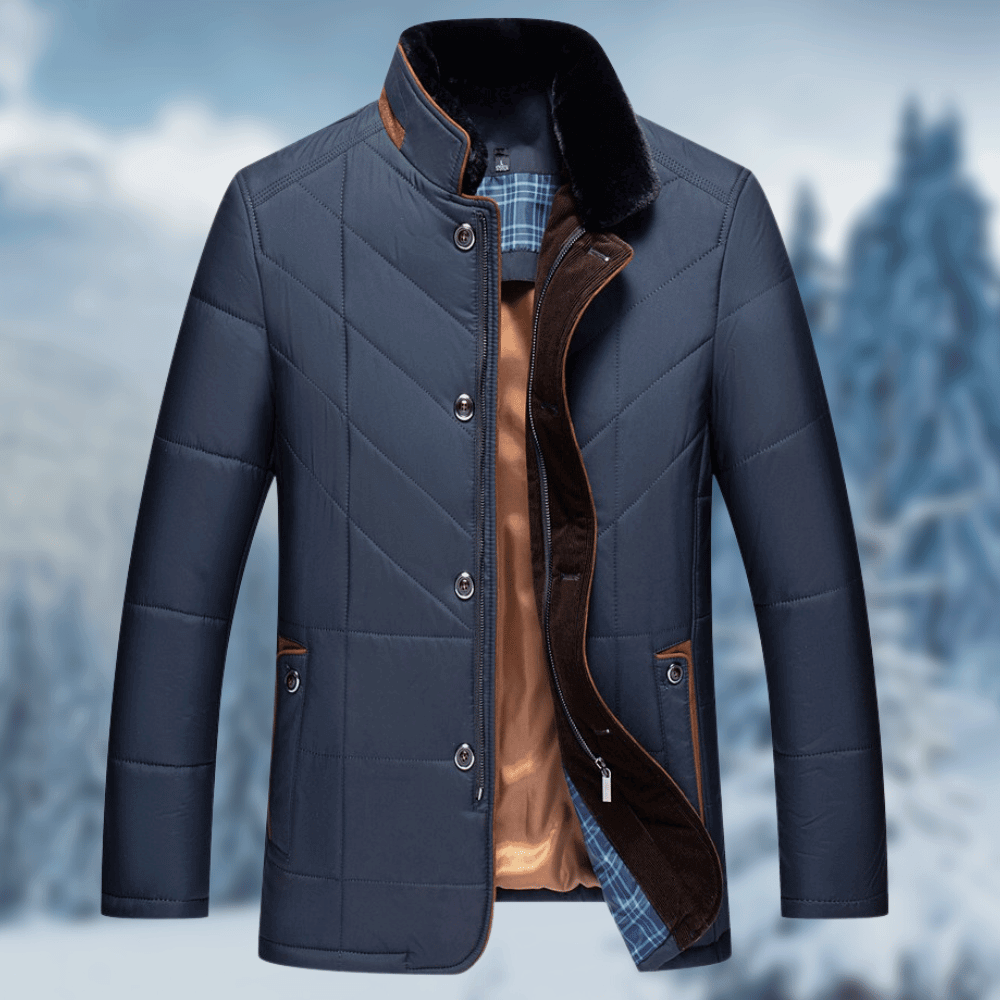 Walter | Refined Quilted Fur-Collar Jacket