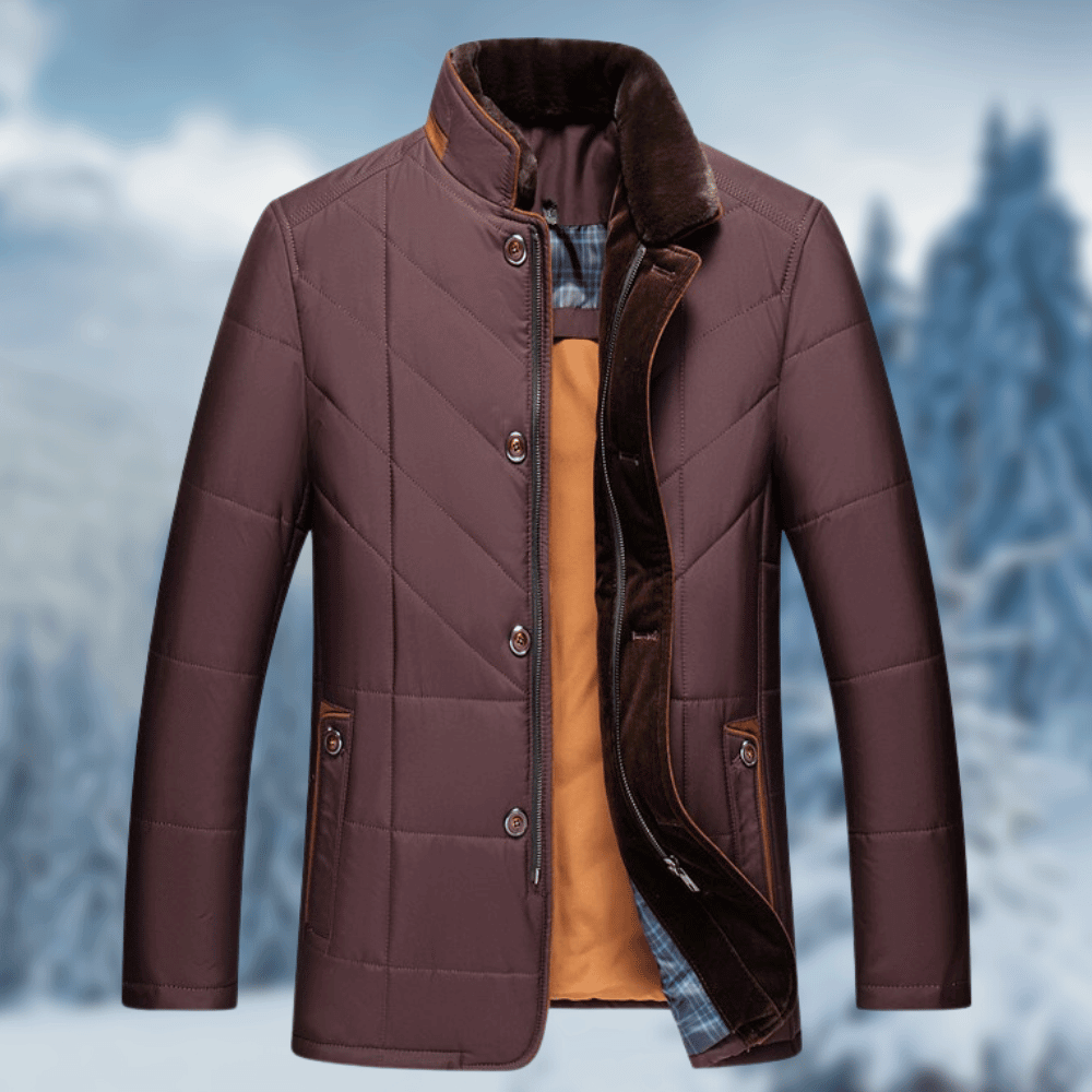Walter | Refined Quilted Fur-Collar Jacket