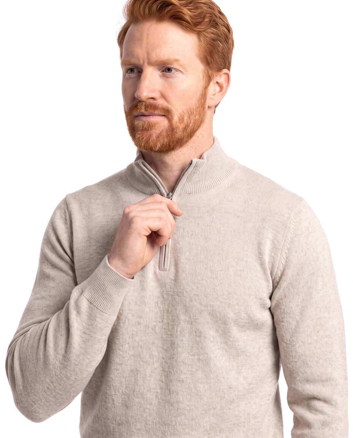 Gerald | Refined Knit Quarter-Zip Sweater