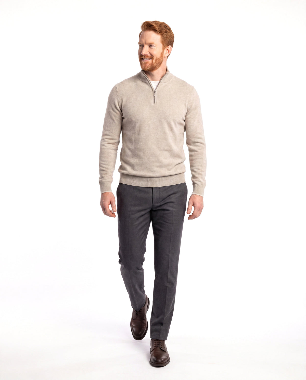 Gerald | Refined Knit Quarter-Zip Sweater