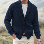 Jermaine | Classic Collar Ribbed Cardigan