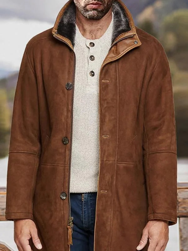 Walter | Rugged Suede Sherpa-Collar Jacket