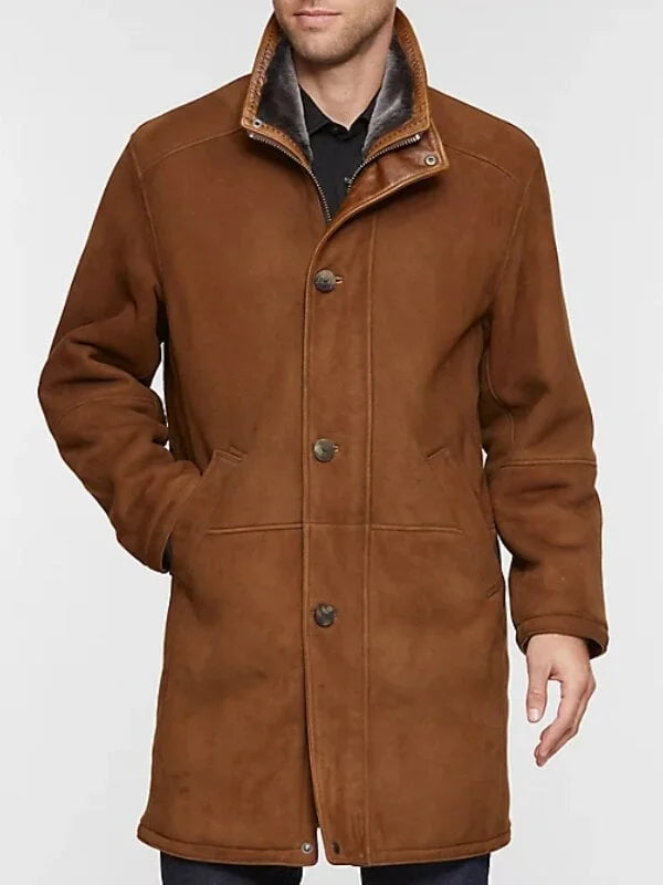 Walter | Rugged Suede Sherpa-Collar Jacket