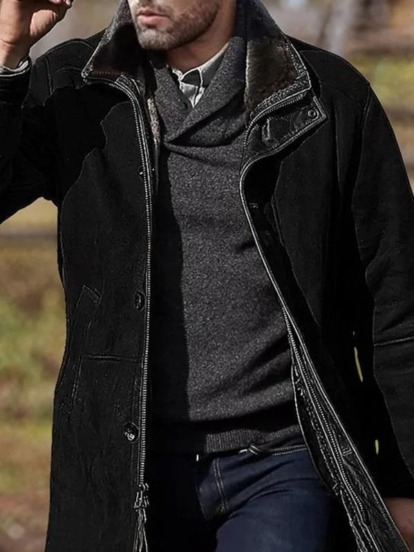 Walter | Rugged Suede Sherpa-Collar Jacket