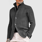 Julian | Refined Collar Knit Cardigan