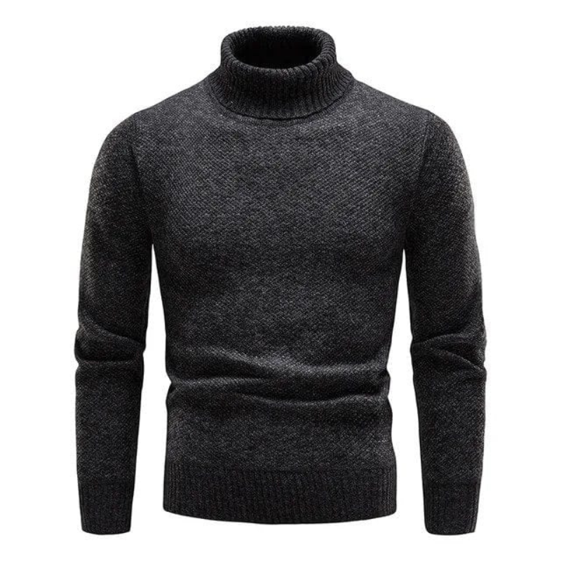 Dennis | Classic Ribbed Turtleneck Sweater
