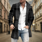 Harold | Refined Stand-Collar Overcoat Jacket