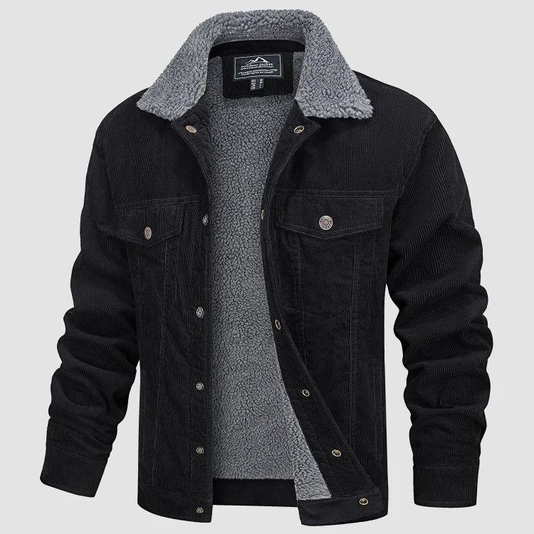 Marcus | Rugged Sherpa Corduroy Jacket