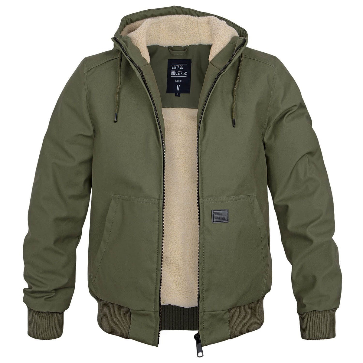 Dennis | Rugged Sherpa-Lined Hooded Jacket