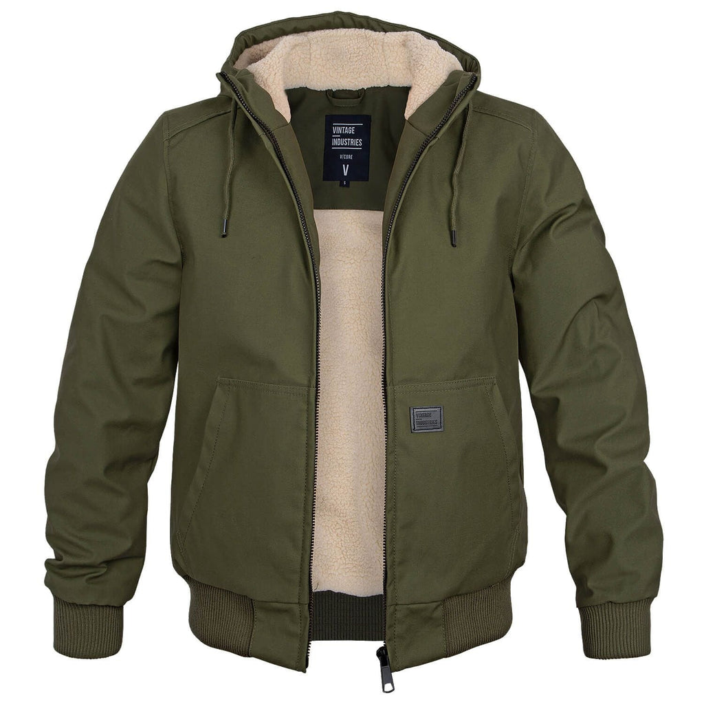 Dennis | Rugged Sherpa-Lined Hooded Jacket